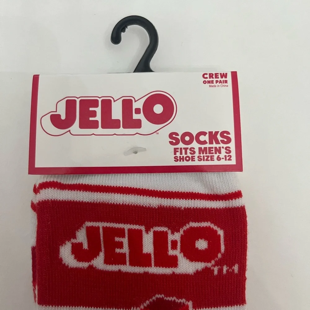 Jell-o Socks Fits Men’s Shoe Size 6-12